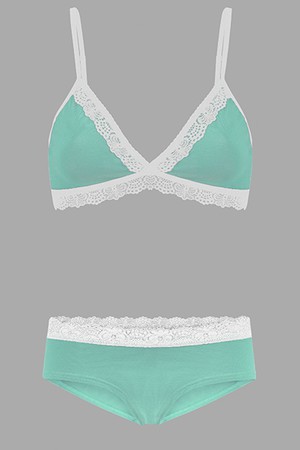 Set: Bio BH+ Hipster, Spitze mint from Frija Omina
