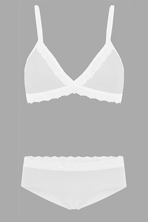 Set: Bio BH+ Hipster, Spitze weiß from Frija Omina