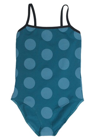 Bio Badeanzug Madri Petite, Dots petrol from Frija Omina