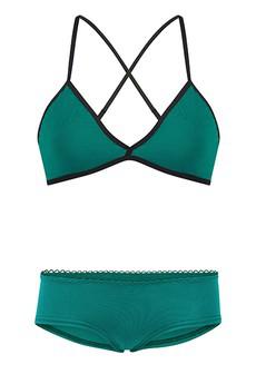 Set: Bio BH + Hipster, smaragd via Frija Omina