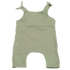 Baby-Strampler aus Bio-Musselin hellgrau via Frija Omina