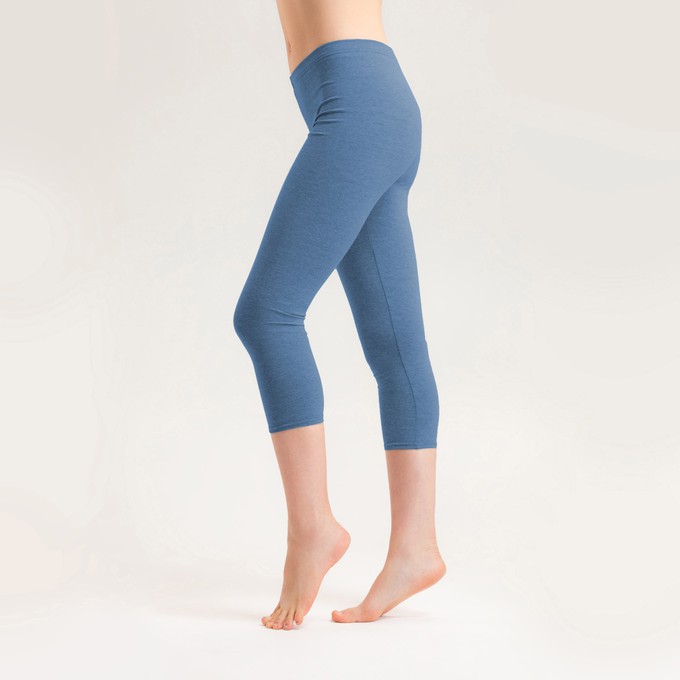 Bio Capri Leggings blau-meliert from Frija Omina
