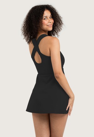 Recycling Badekleid / Tankini schwarz from Frija Omina