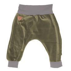 Mitwachsende Bio Nickihose Hygge mini, olive (grün) via Frija Omina