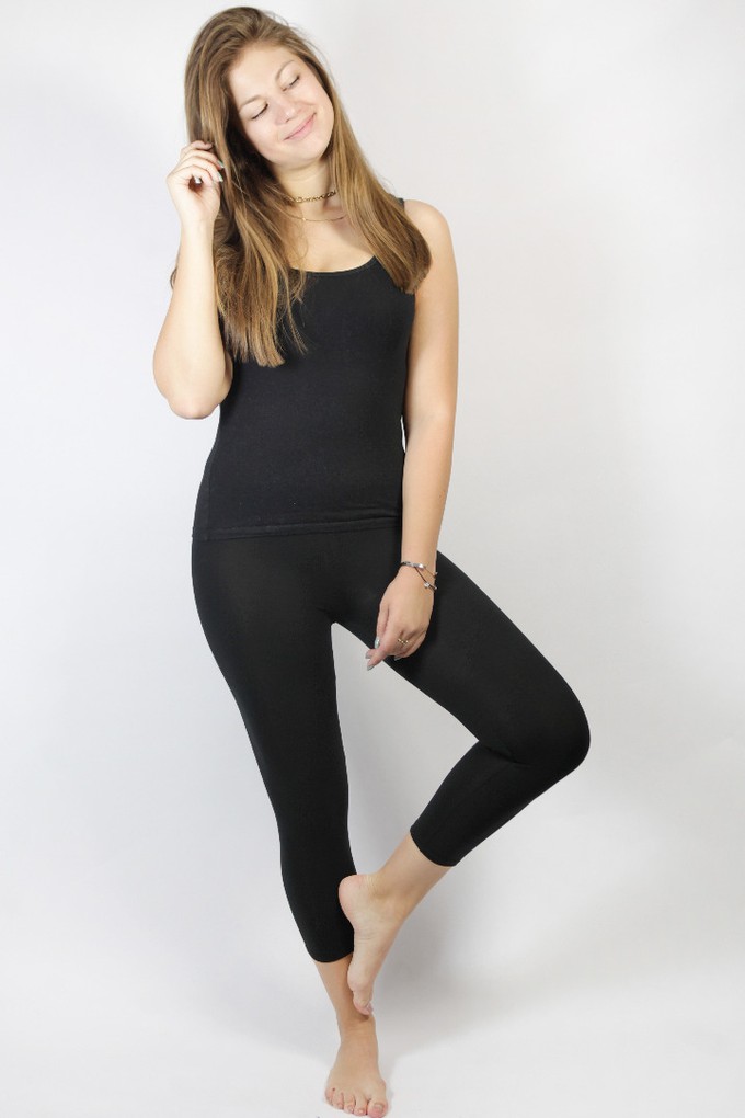 Bio Capri Leggings schwarz from Frija Omina