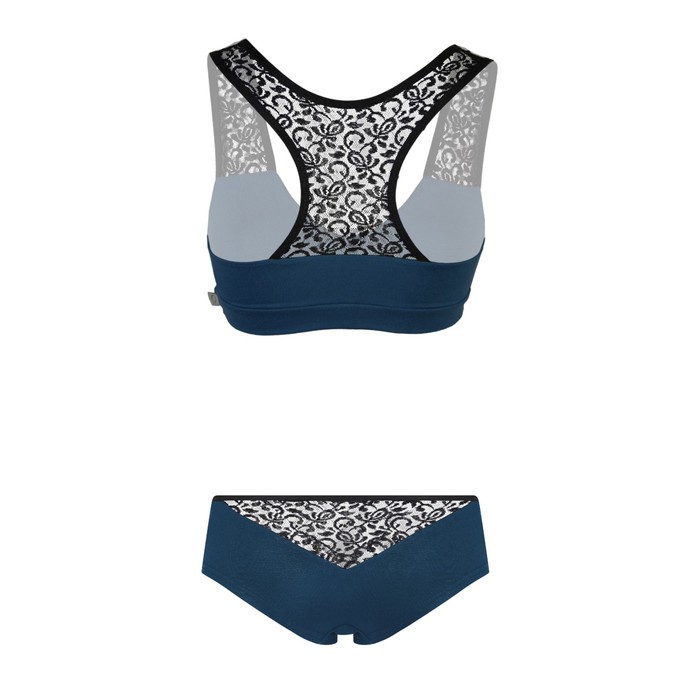 Set Bio-Hipster & Bustier Jondel indigo (blau) from Frija Omina