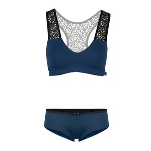 Set Bio-Hipster & Bustier Jondel indigo (blau) from Frija Omina