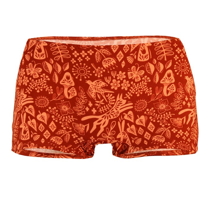 Bio-Panty Erna Muster Alice rost (orange) from Frija Omina