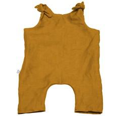 Baby-Strampler aus Hanf safran (gelb) via Frija Omina