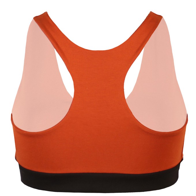 Bio-Baumwolle Bikini-Top Ijoris rost / schwarz from Frija Omina