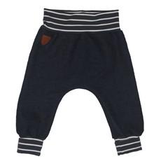 Mitwachsende Walkhose, Babyhose dunkelblau + Streifen via Frija Omina