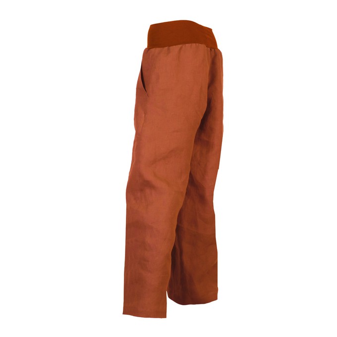 Bio-Hanfhose Lola rost (orange) from Frija Omina