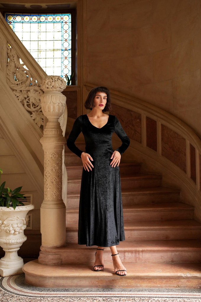 Azure Velvet Dress from GAÂLA