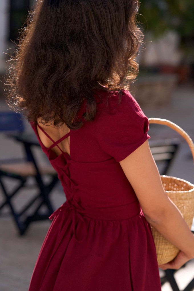 Estelle Button Down Linen Dress from GAÂLA