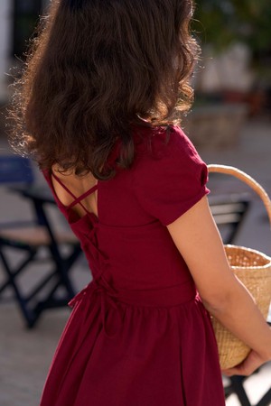 Estelle Button Down Linen Dress from GAÂLA