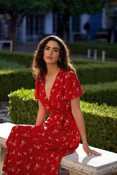 Arlette Wrap Dress via GAÂLA