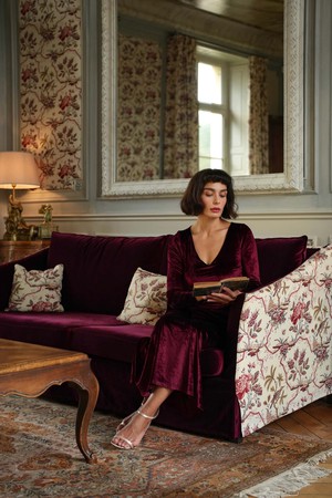 Azure Velvet Dress from GAÂLA
