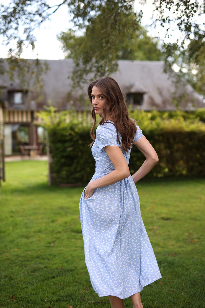 Estelle Cap Sleeve Midi Dress from GAÂLA