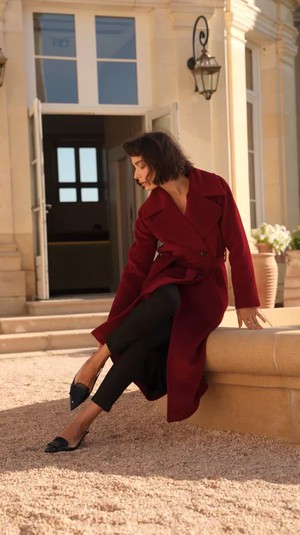 Paloma Wrap Coat from GAÂLA