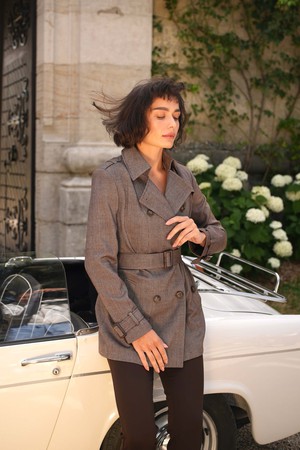 Leanne Short Trench Coat from GAÂLA