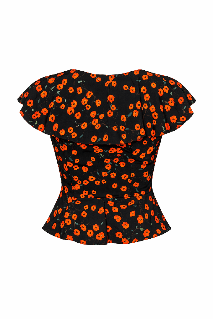 Milena Flounce Blouse from GAÂLA