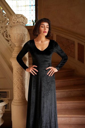 Azure Velvet Dress from GAÂLA