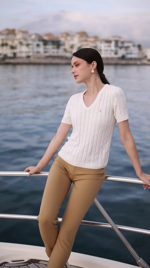Talina Cable Knit Top from GAÂLA