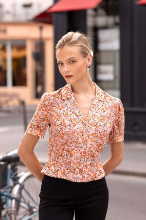 Talia Peplum Blouse from GAÂLA