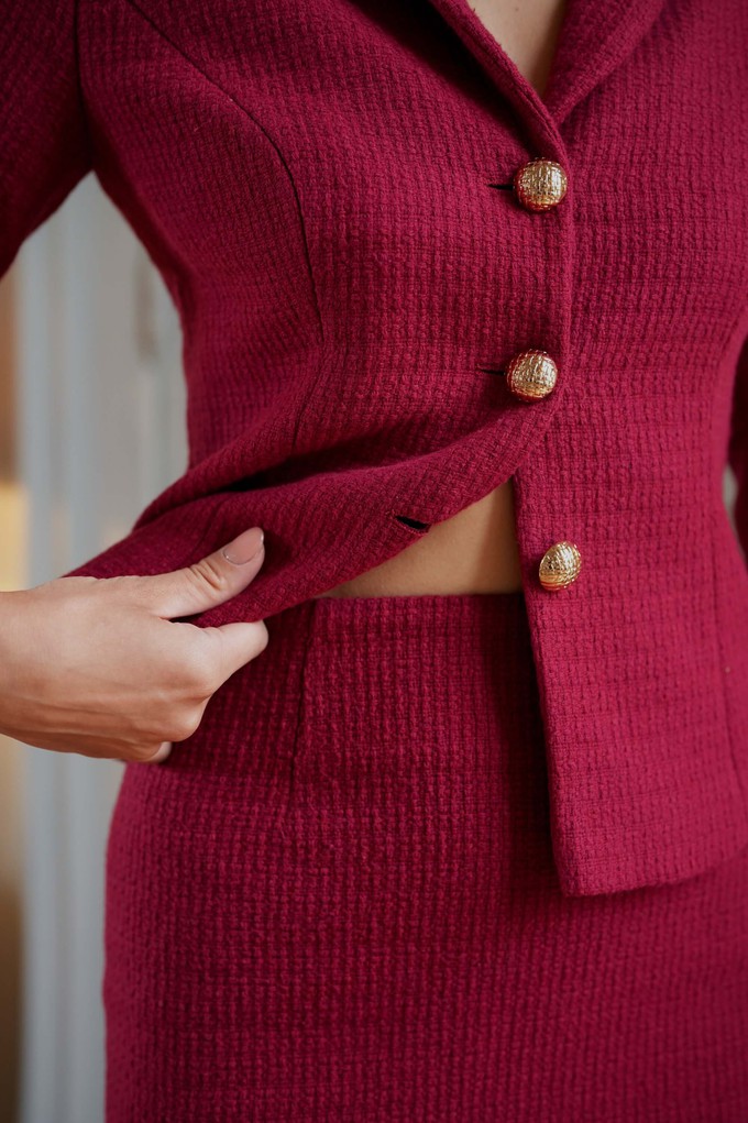 Margaux Cotton Tweed Two Piece from GAÂLA Margaux Cotton Tweed Two Piece from GAÂLA