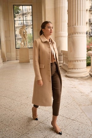 Evelyn Wool Coat from GAÂLA