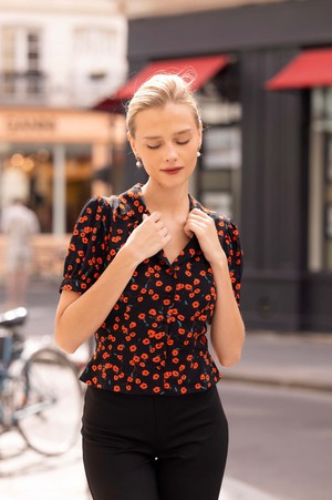 Talia Peplum Blouse from GAÂLA