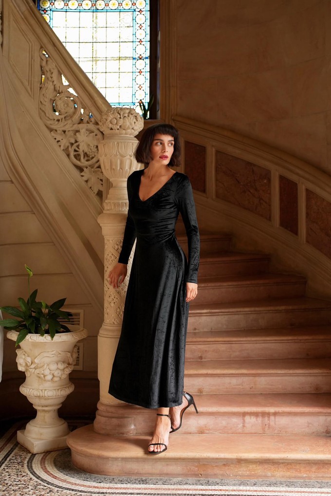 Azure Velvet Dress from GAÂLA