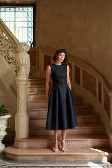 Mirienne Acetate Wool Dress via GAÂLA