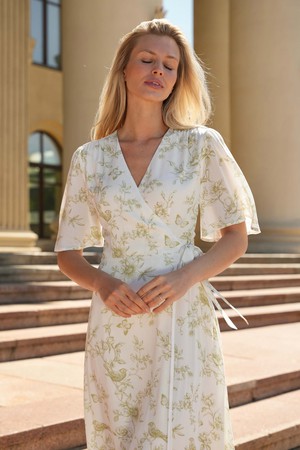 Flora Wrap Dress from GAÂLA