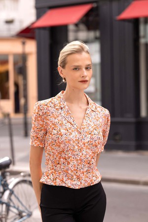 Talia Peplum Blouse from GAÂLA