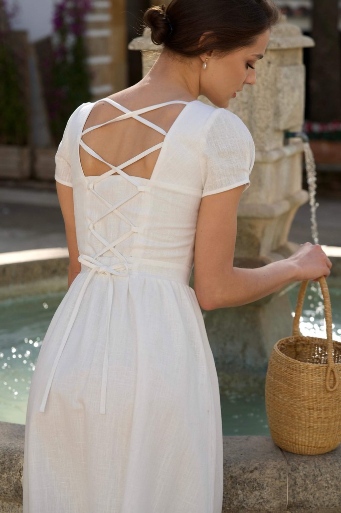 Button Down Linen Dress Estelle from GAÂLA