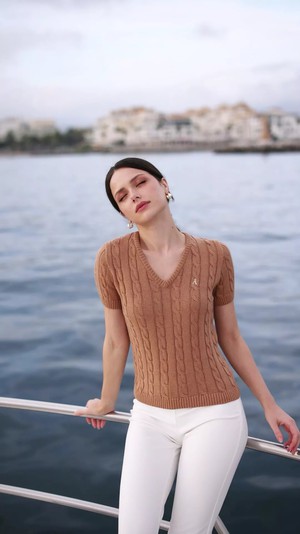 Talina Cable Knit Top from GAÂLA