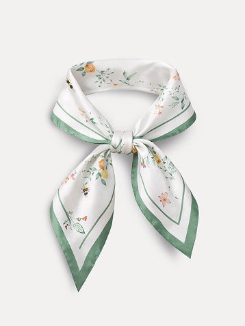 Silk Scarf Flora Gift from GAÂLA