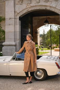 Kelianne Wool Trench Coat via GAÂLA