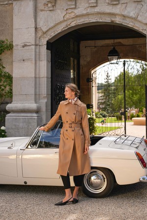 Kelianne Wool Trench Coat from GAÂLA
