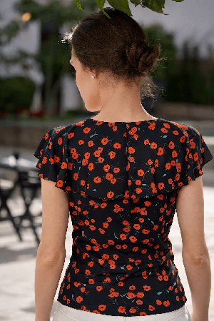 Milena Flounce Blouse from GAÂLA