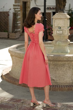 Estelle Button Down Linen Dress from GAÂLA