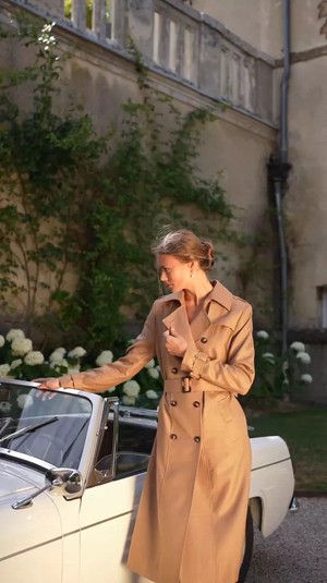 Kelianne Wool Trench Coat from GAÂLA
