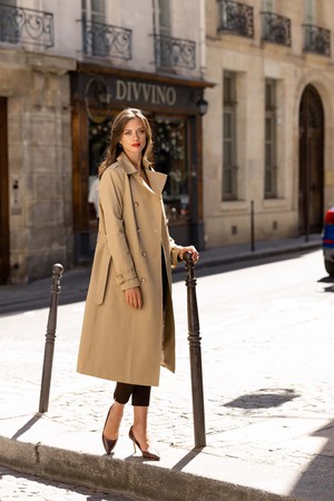 Kelianne Cotton Trench Coat from GAÂLA