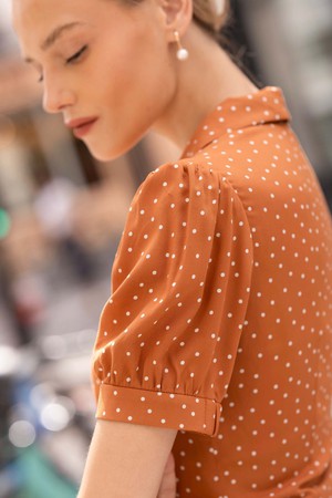 Talia Peplum Blouse from GAÂLA
