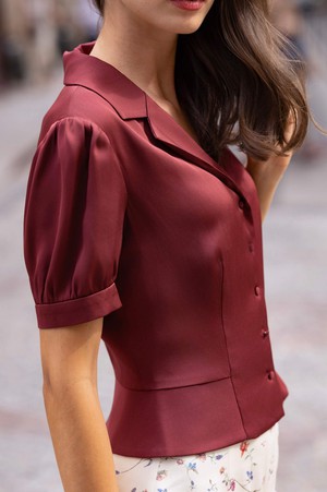 Talia Peplum Blouse from GAÂLA