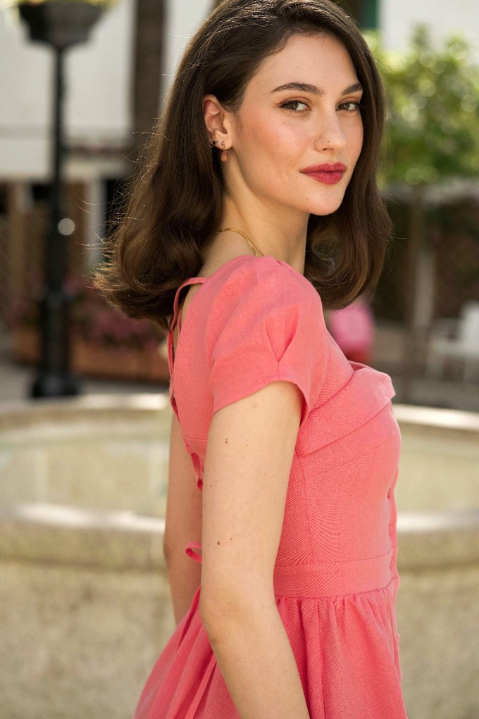 Estelle Button Down Linen Dress from GAÂLA