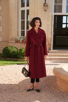 Paloma Wrap Coat via GAÂLA