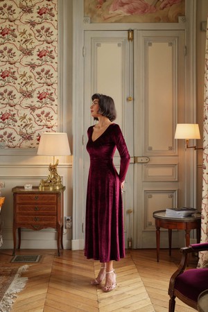 Azure Velvet Dress from GAÂLA