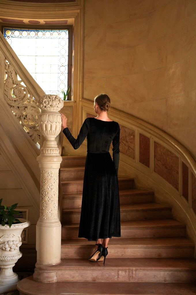 Azure Velvet Dress from GAÂLA